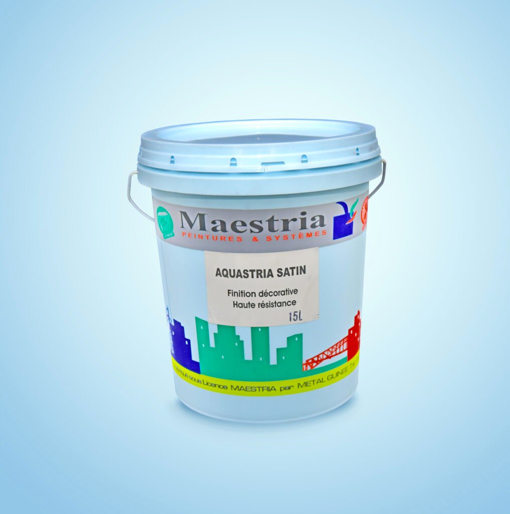 Conditionnement Maestria AQUASTRIA SATIN – catalogue Métal Guinée