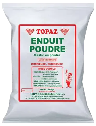 Topaz Enduit Poudre – Enduit de préparation en poudre